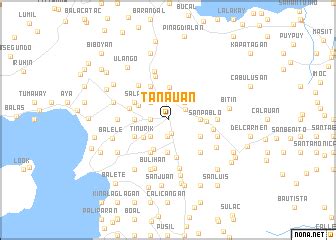 tanauan map|Tanauan, Batangas .